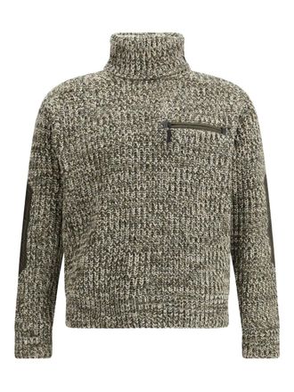 Moncler Maglione con zip - Verde
