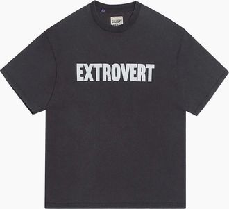 Gallery Dept. Mens Gallery Dept Introvert/Extrovert Reversible T-Shirt in Black - Size: 36