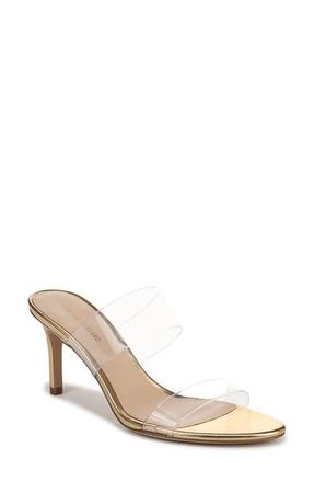 Veronica Beard Asha 75 Sandal in Clear/Pale Gold at Nordstrom, Size 5.5