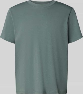 Selected Regular Fit T-Shirt aus reiner Baumwolle Modell ASPAN in Metallic Gruen, Gr&ouml;&szlig;e XXL