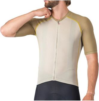 Castelli Unlimited Endurance 3 Jersey Velotrikot f&uuml;r Herren | beige