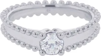 Van Cleef & Arpels Platinum 950 Engagement Ring (Pre-Owned)