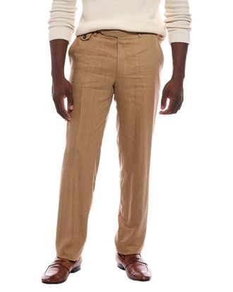 Canali Linen & Wool-Blend Formal Pant