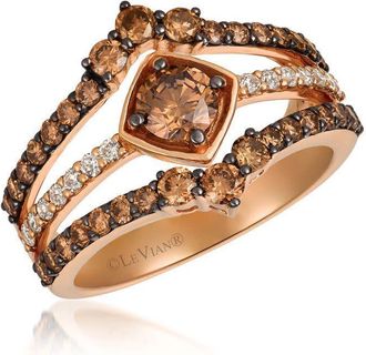Le Vian Ladies Nudepalette Rings set in 14K Strawberry Gold