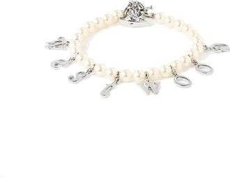 Vivienne Westwood Accessoires, Dames, Wit, ONE Size, Tweed, Leanne Twin Armband