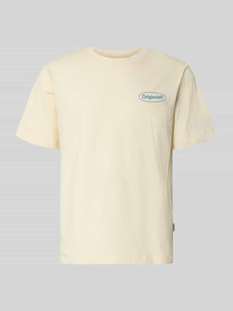 Jack & Jones T-Shirt mit Logo-Print Modell RIVIERA VINTAGE POSTER in Offwhite, Gr&ouml;&szlig;e XXL