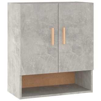 vidaXL Armario De Pared Madera Contrachapada Gris Hormig&oacute;n 60x31x70 Cm Vidaxl