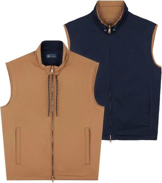 Paul & Shark Gilet reversibile - Marrone
