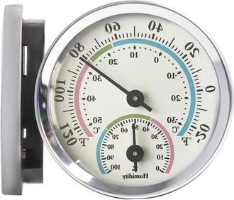 OEM Allecto Plus: Term&oacute;metro E Higr&oacute;metro Anal&oacute;gico De Precisi&oacute;n Para Interiores Con Control De Temperatura