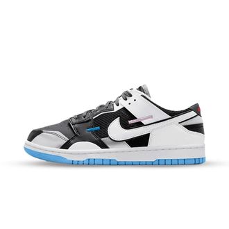 Nike Fitness, Heren, Veelkleurig, 42 EU, Leer, Dunk Low Scrap