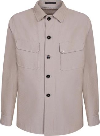 Tagliatore Casual Shirts - Heren - Casual Overhemden - Beige - L - Denim - Overhemden