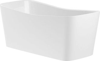 Roca Ba&ntilde;era Maui Cuadrada Stonex 1550x700 Blanco Con Desag&uuml;e Click-clack Y Sif&oacute;n