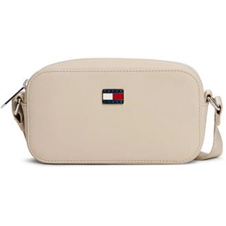 Tommy Jeans Essential Metal Logo Crossbody Camera Bag - female - Tommy Jeans - Cross Body Bags - White - ONE SIZE - Bags
