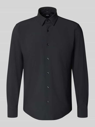 HUGO BOSS Regular Fit Businesshemd mit Kentkragen Modell JOE in Black, Gr&ouml;&szlig;e 40