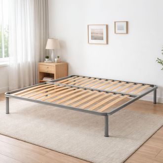 Talamo Italia Talamo Italia Somier Cuadrado Y Medio Ambrosia, Base Ortop&eacute;dica De Contrachapado De Abedul De 13 Lamas, 100% Made In Italy, 120x200h34 Cm, Con Embalaj