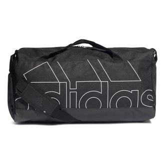 adidas Badge of Sport Duffel Bag Medium Black White HC7229