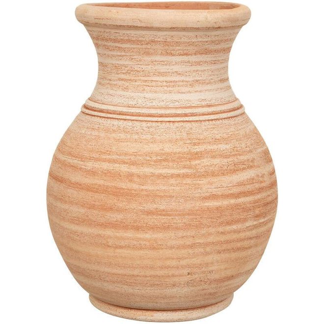 Biscottini - Terracotta vase Round vase Outdoor Indoor vase Terracotta jar Pot for plant Flower pot Balcony planter Garden vase Made in Italy