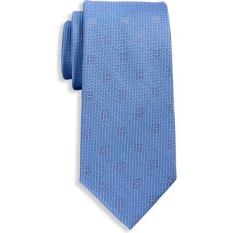 Michael Kors Big & Tall Palais Neat Tie in Indigo at Nordstrom, Size X-Large