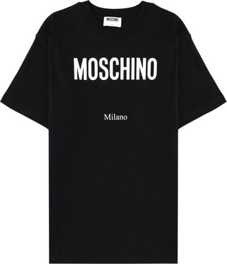 Moschino Black Logo Crew Neck T-Shirt