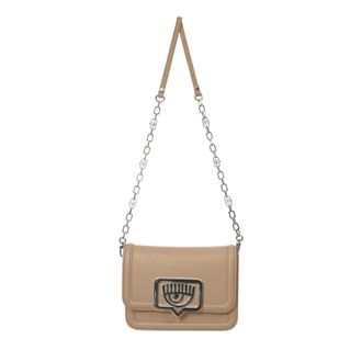 Chiara Ferragni Brown Shoulder Bag