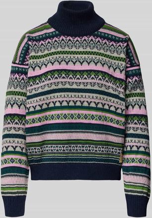 Dale of Norway Rollkragenpullover aus Wolle Modell UTSIRA in Marine, Größe XL