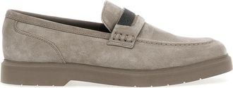 Brunello Cucinelli Grey Monile Loafers