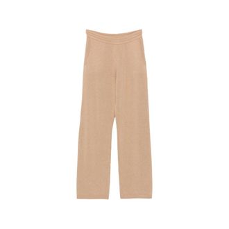Sporty & Rich Pantalones Prep Scholo - Trousers - Mujer - Beige - M