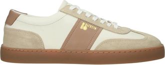Blackstone Schoenen, Dames, Beige, 38 EU, Leer, Slate Harper II Sneaker