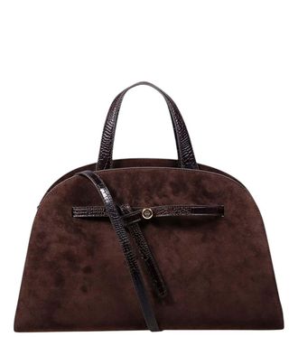 Tory Burch Dark Brown Romy Large Duffle Bag