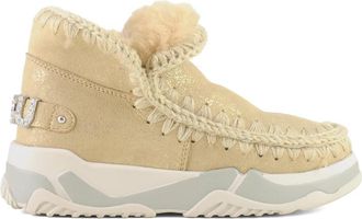 Mou Sofisticada Boot - Dames - Winterlaarzen - Beige - 39 EU - Leer - Schoenen