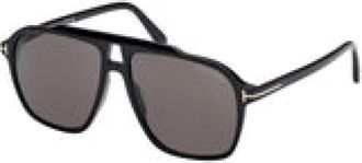Tom Ford Stijlvolle Zonnebril - Heren - Zonnebrillen - Zwart - 56 MM - Accessoires
