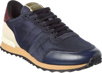 Valentino Mesh & Leather Sneaker