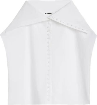 Jil Sander Sailor-Collar Shirt - Womens - Cotton