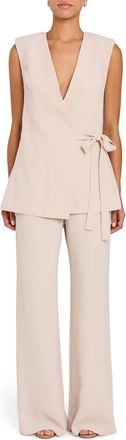 Amanda Uprichard Halcyon Vest In Bone