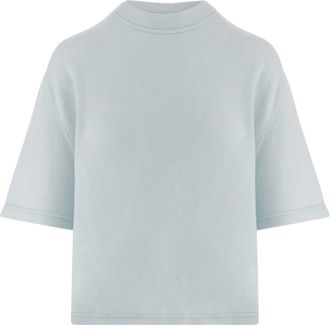 SA SU PHI Cashmere Sweater - Dames - Cashmere truien - Blauw - L - Kasjmier - Truien & Vesten