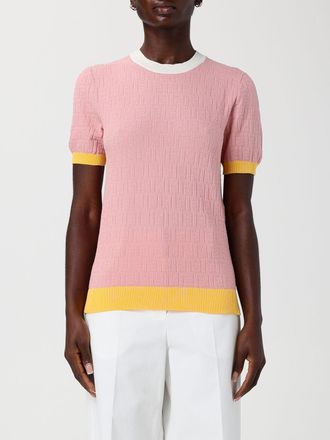 Fendi Pullover girocollo Fendi in cotone e seta