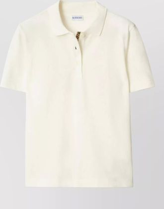 Burberry cotton polo shirt