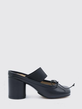 Maison Margiela Mules Anatomic Tabi in pelle con tacco cilindrico