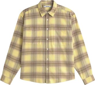 Edmmond Studios Edmmond Studios, Heren, Overhemden, Geel, Maat: M Katoen