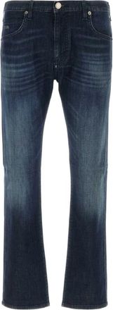 Emporio Armani Stretch denim jeans voor heren - Heren - Regular Fit Jeans - Blauw - W36 - Denim - Jeans