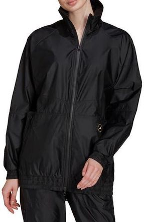 adidas by Stella McCartney Shiny Track Jacket in Black at Nordstrom Rack, Size X-Small