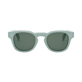 Celine CL40233I93N Browline Full Rim Sunglasses - Green