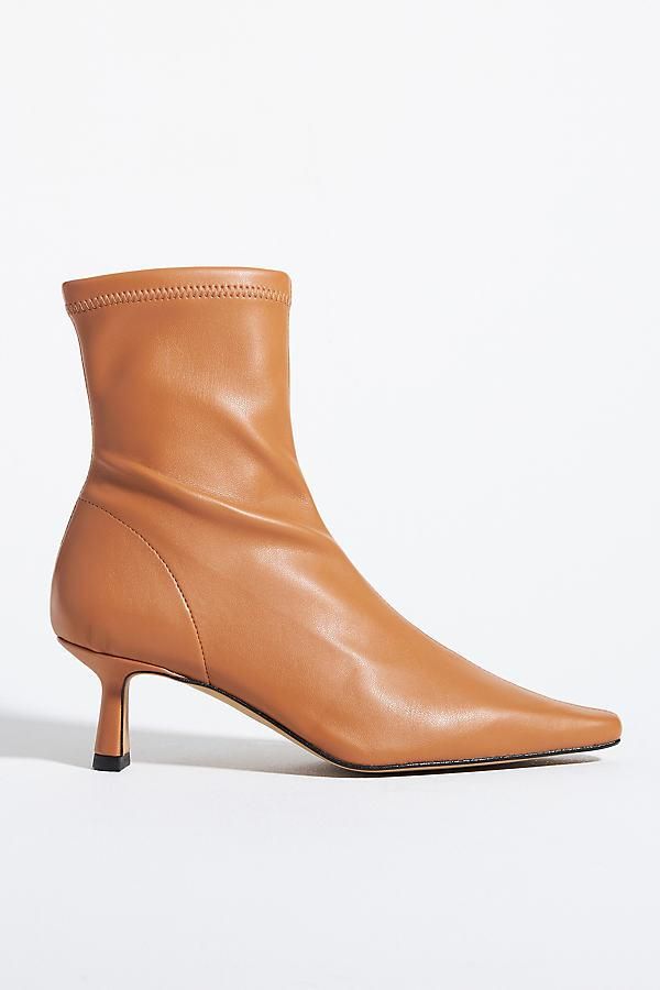 Chloé Chloé Rylee snake-effect leather boots from $436.00