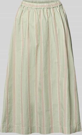 Armedangels Armedangels Regular Fit Midi-Rock aus reiner Baumwolle in Schilf, Gr&ouml;&szlig;e XL