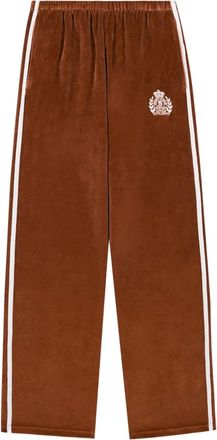 Sporty & Rich Pantaloni sportivi con logo - Marrone