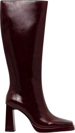 Jeffrey Campbell Maximal Hoge Laars - Dames - Schoenen - Bruin - Maat: 40 EU Leer