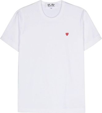Comme Des Gar&ccedil;ons White Logo T-Shirt