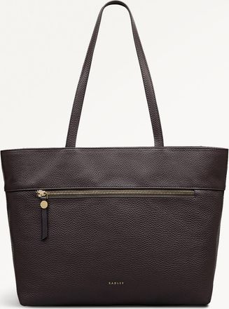 Radley London Fountain Road Leather Medium Ziptop Tote Bag in Thunder - 111963