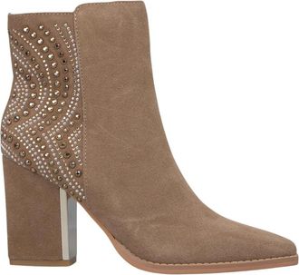 Alma En Pena Enkellaars met studs ontwerp - Dames - Cowboylaarzen - Beige - 39 EU - Schoenen