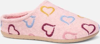 Hotter Womens Season Womens Mule Slippers - Pink - Size: 5